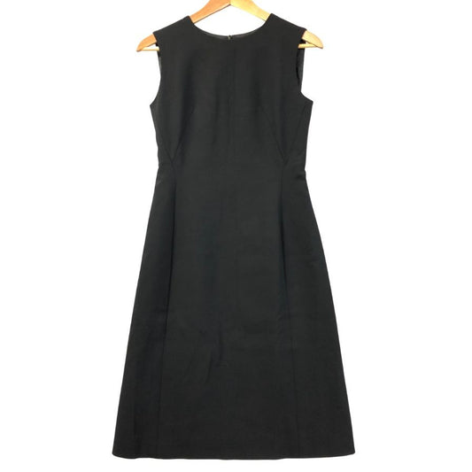 美品◆フォクシー ブティック ワンピース ノースリーブ 16443 ウール ブラック レディース サイズ40 FOXEY BOUTIQUE 【AFB3】