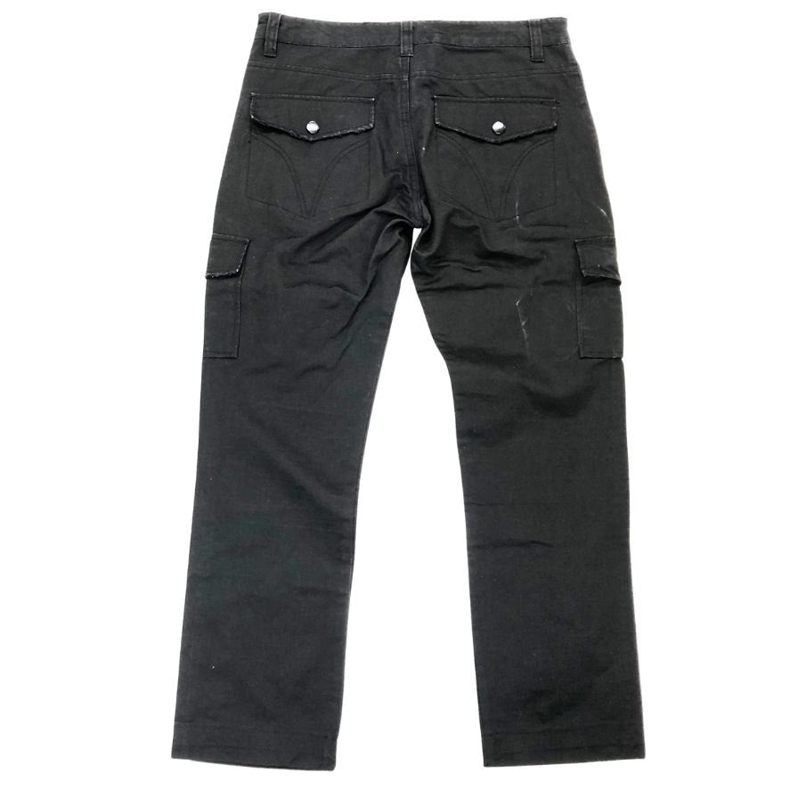 コムデギャルソン オム カーゴパンツ ブラック メンズ サイズ2 COMME des GARCONS HOMME 【AFB12】