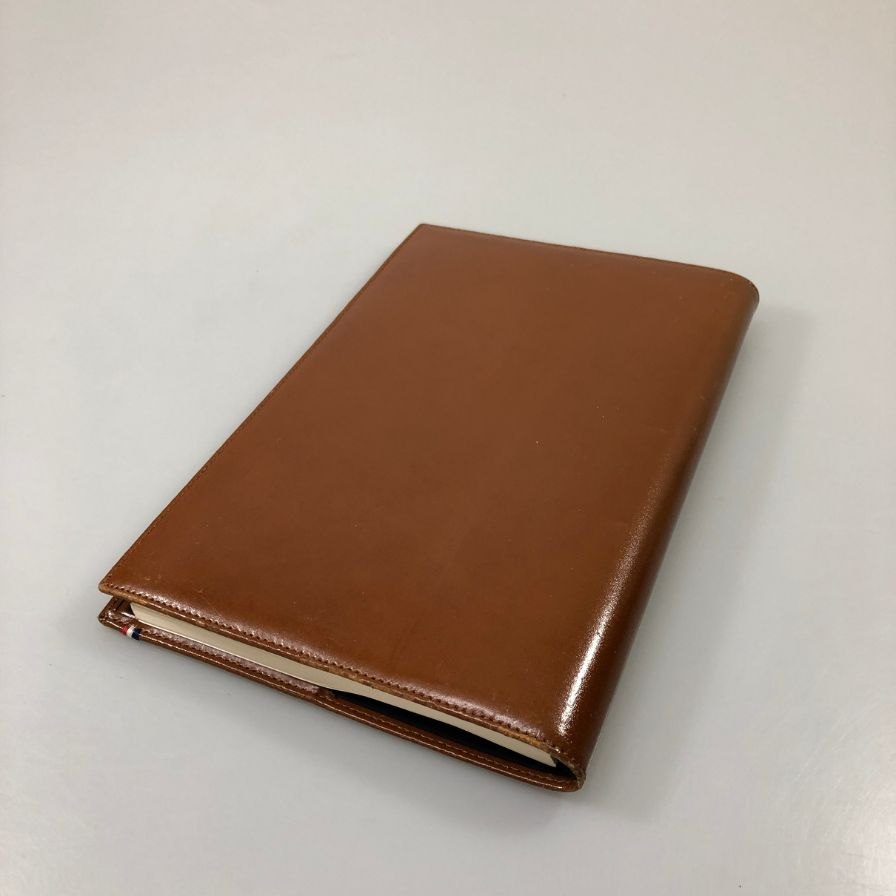 デュポン ノート ノートカバー レザー ブラウン系 S.T.Dupont【AFI22】【中古】