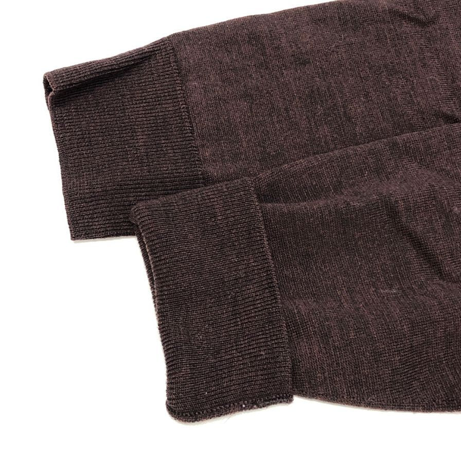 美品◆ジョンスメドレー  ウール  クルーネック 長袖 シャツ メンズ サイズ  S ブラウン系  JOHN SMEDLEY 【AFB5】