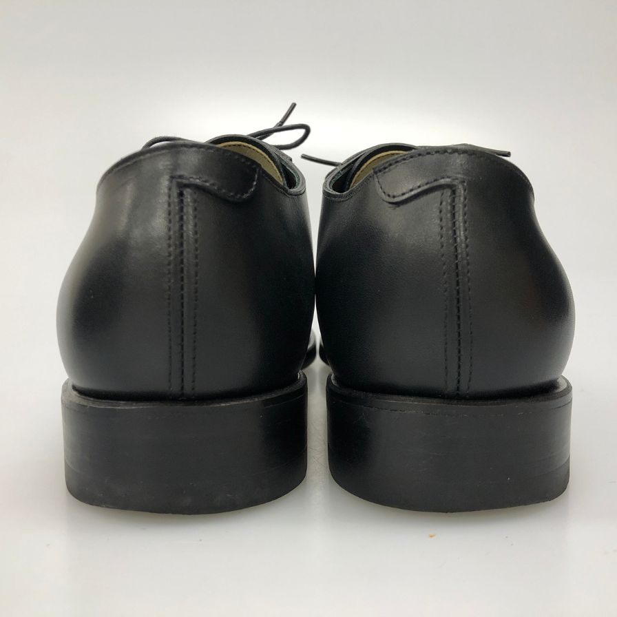 宮城興業 レザーシューズ ストレートチップ 外羽根 ZERBINOパターンオーダー SQ006 メンズ サイズ25cm2E ブラック MIYAGIKOGYO 約25.0cm【AFD5】