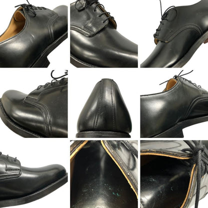 クロケット＆ジョーンズ レザーシューズ スターリング プレーントゥ コードバン ブラック サイズ7E メンズ CROCKETT&JONES 約26.0cm【AFD13】