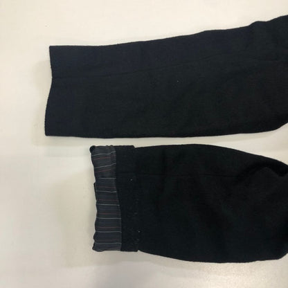 美品◆ユニクロ メンズ コート カシミヤ ブラック サイズL UNIQLO 【AFB4】