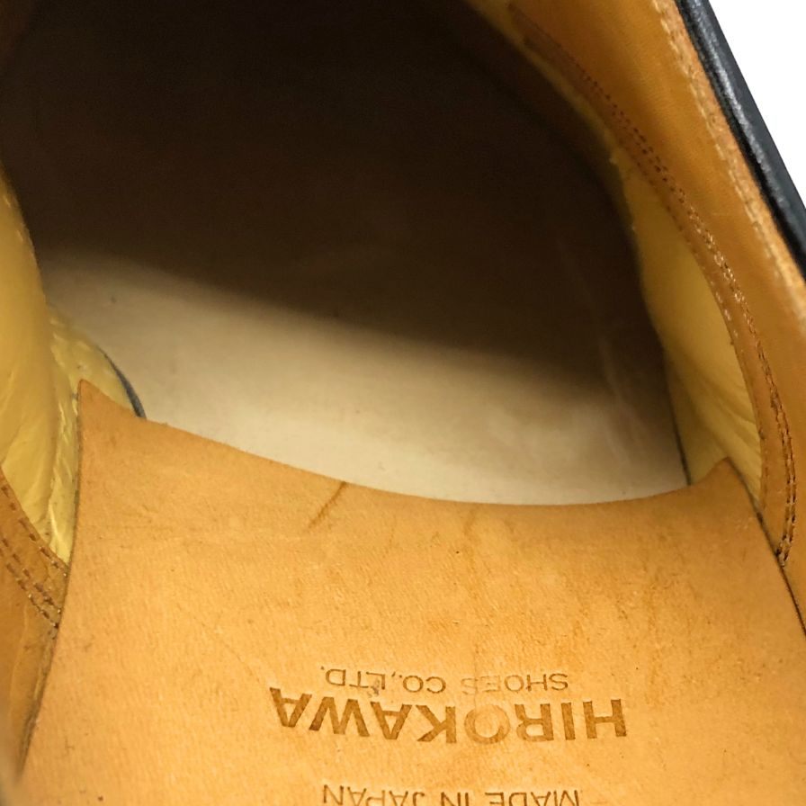 スコッチグレイン セミブローグ ミレニアム2000 カーフレザー ブラック 24EEE メンズ 革靴 メダリオン SCOTCH GRAIN ビジネスシューズ 約24.0cm【LA】【中古】