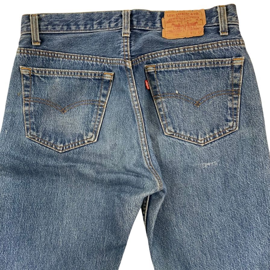 リーバイス デニムパンツ 501 90年代 USA製 エルパソ工場 ボタン裏524 インディゴ メンズ サイズW33 LEVI’S 【AFB33】