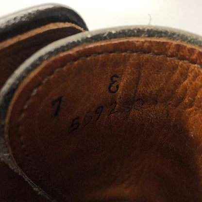 ブルックスブラザーズ パンチドキャップトゥ メンズ ブラック サイズ 7 Brooks Brothers 約25.5cm【AFC1】