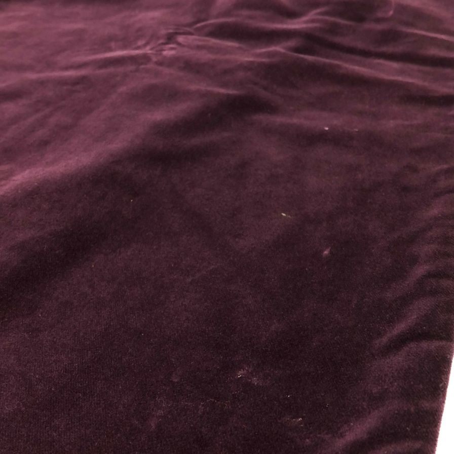 プラダ マフラー ベロア パープル コットン ユニセックス PRADA【AFI21】