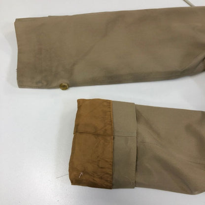 中古■バーバリー バルカラーコート 旧タグ イングランド製 ベージュ メンズ サイズ表記なし Burberry 【AFA3】
