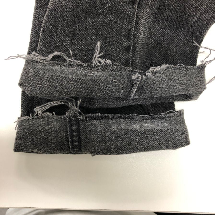 リーバイス デニム 506 STUDENT 90S ボタン裏554 USA製 ブラック レディース W27 L30 LEVI’S 【AFB20】