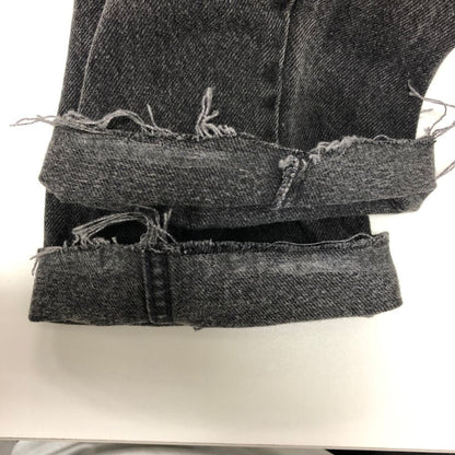 リーバイス デニム 506 STUDENT 90S ボタン裏554 USA製 ブラック レディース W27 L30 LEVI’S 【AFB20】