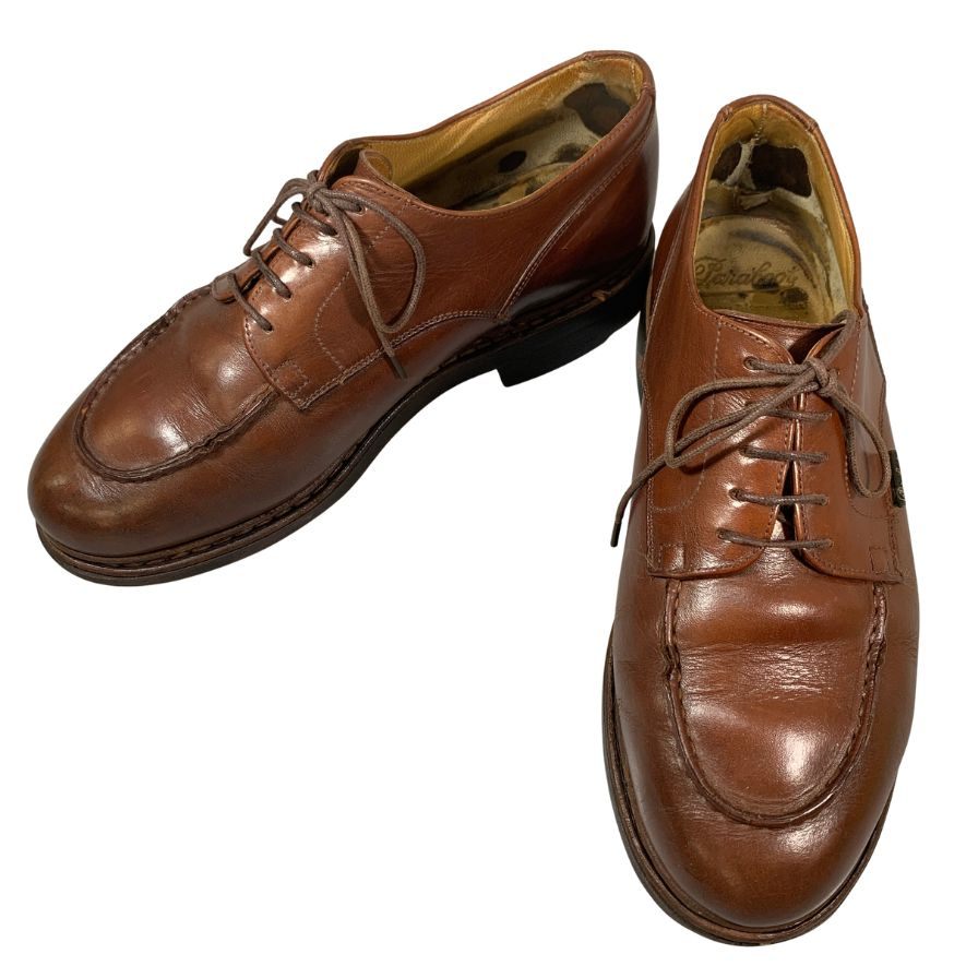 パラブーツ シャンボード Uチップ カーフ ブラウン UK6.5F メンズ Paraboot 約25.0cm【PTM】