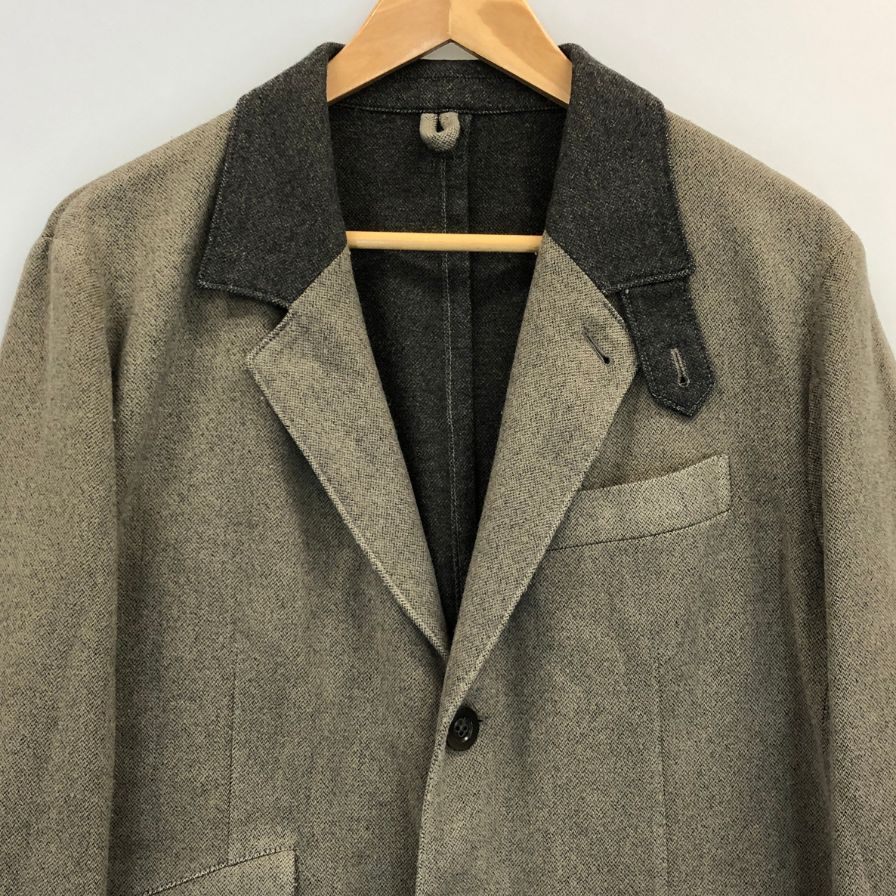 中古◆ボリオリ 2B ジャケット ウール100% エルボーパッチ メンズ サイズM ブラウン BOGLIOLI 【AFB25】