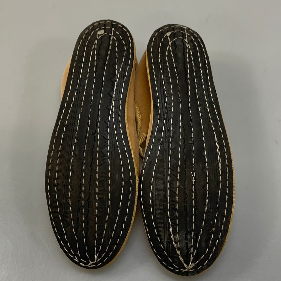 ドロゲリア クリベリーニ バレーシューズ ベルベット イタリア製 レディース 36 ベージュ Drogheria Crivelini 約23.0cm【AFF13】