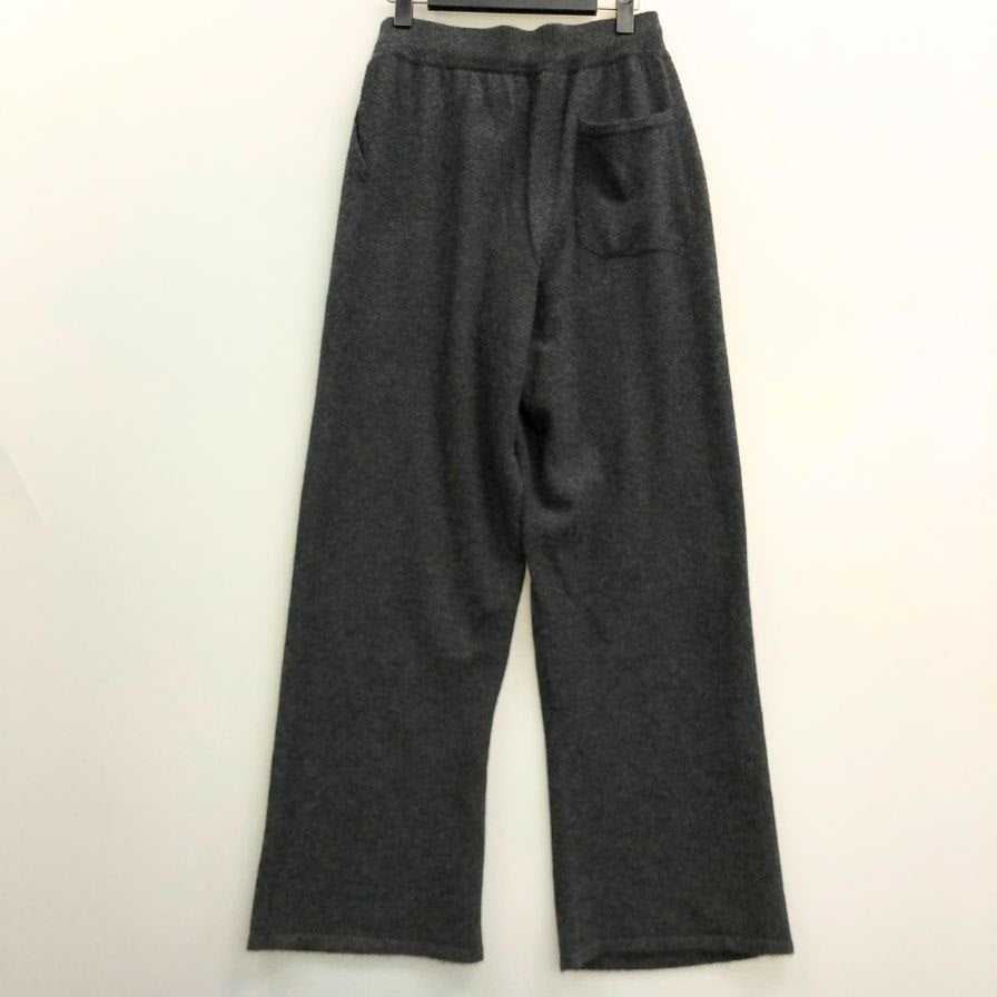 キャッシュ＆バルバ ワイドパンツ カシミヤ想定 ニット グレー サイズ不明 メンズ cash & barba 【AFB3】