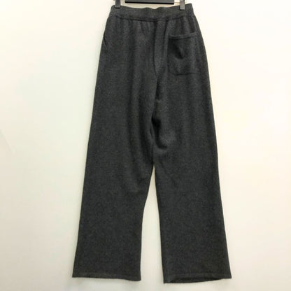 キャッシュ＆バルバ ワイドパンツ カシミヤ想定 ニット グレー サイズ不明 メンズ cash & barba 【AFB3】