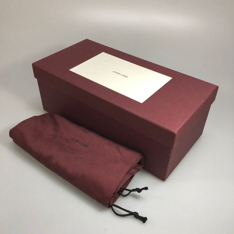 ジョンロブ チャペル ダブルモンク カーフ ブラック 6E メンズ JOHNLOBB ビジネスシューズ 約24.5cm【LA】【中古】
