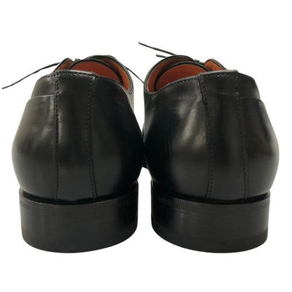サントーニ レザーシューズ 16407 サイドレース レザー サイズ6.5 ブラック メンズ Santoni 約25.5cm【AFD15】