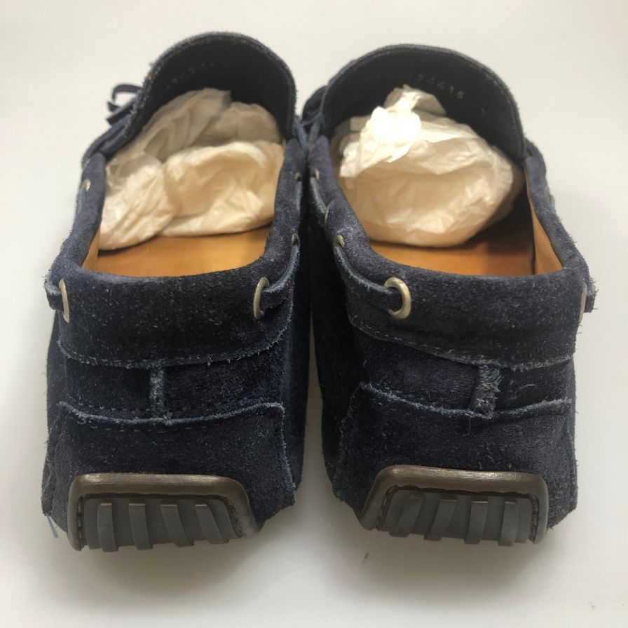 ラルフローレン ドライビングシューズ スエード スリッポン タッセル ネイビー サイズUK7.5E RALPH LAUREN 約26.0cm【AFD14】