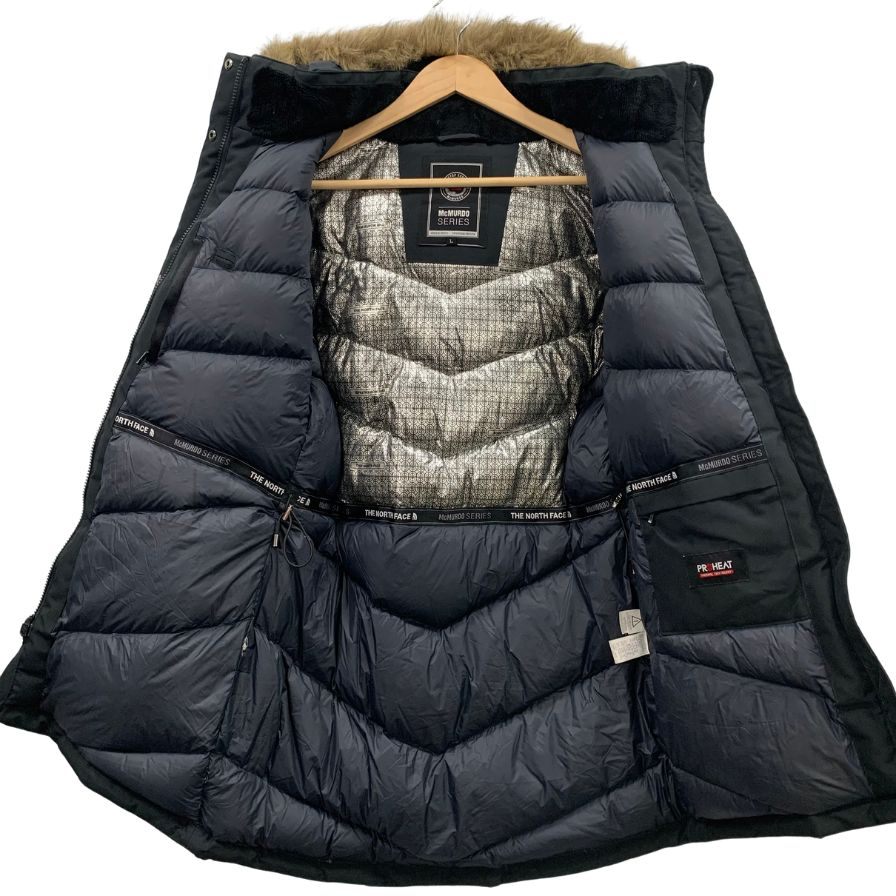 美品◆ザ ノースフェイス ダウンジャケット マクマードパーカ ブラック Lサイズ メンズ THE NORTH FACE McMurdo Parka 【AFA2】