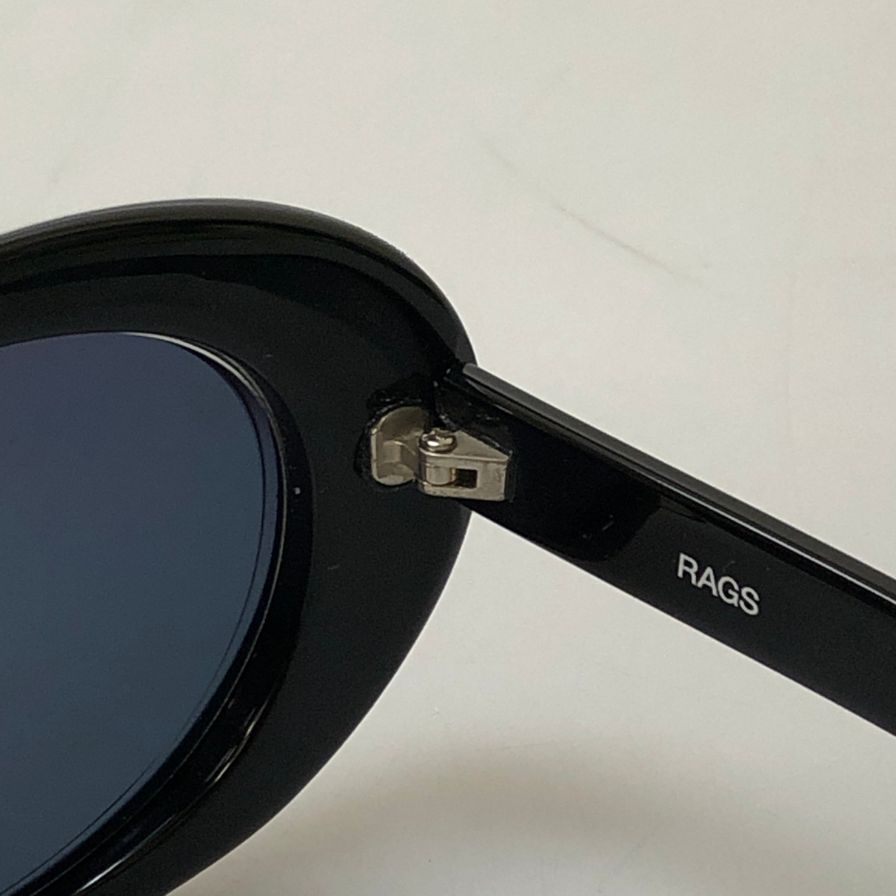 金子眼鏡×ラグスマックレガー オーバルサングラス ブラック RAGS McGREGOR KANEKO OPTICAL【AFI13】