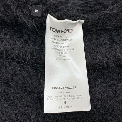 極美品◆トムフォード トップス セーター フロント紐 ウール艮 イタリア製 レディース サイズＭ ブラック TOMFORD 【AFB6】