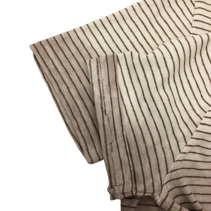 中古◆ロベルトコリーナ クルーネック Tシャツ ブラウングラデ メンズ 48サイズ Roberto Collina 【AFB45】