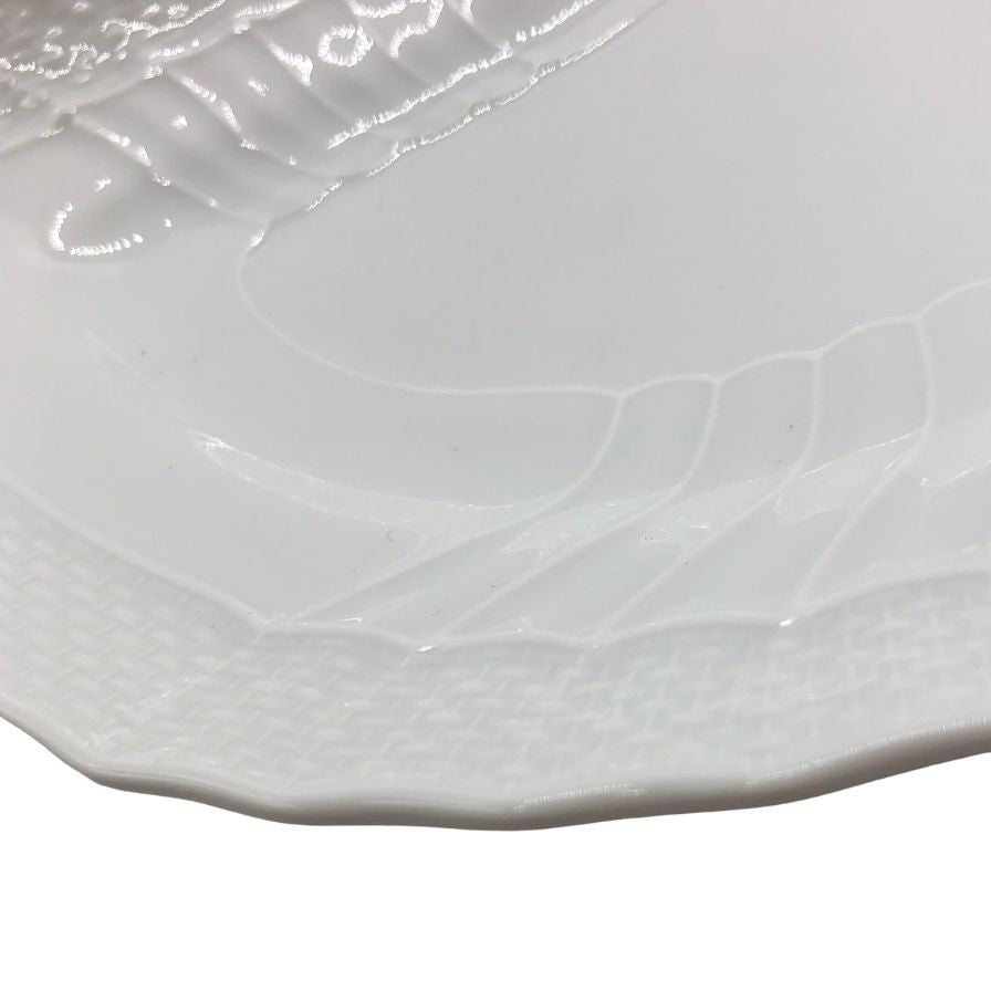 リチャードジノリ ベッキオホワイト 1735 クレセント ホワイト 24cm Richard Ginori【AFI23】【中古】