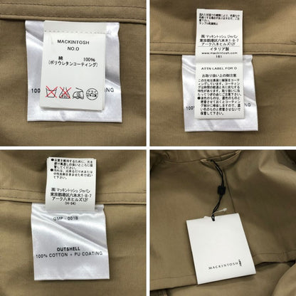 新品同様◆マッキントッシュ ミリタリーツイルジャケット ベージュ サイズ40 MACKINTOSH 【AFB4】
