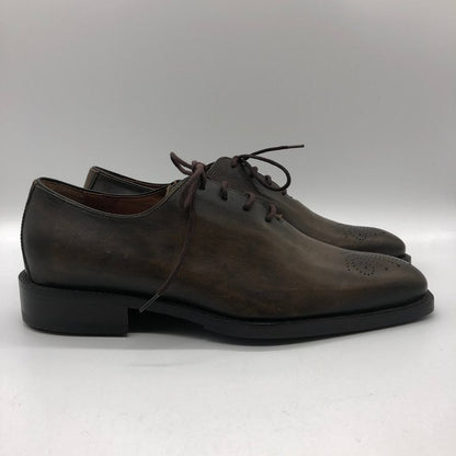 ベッタチーニ レザーシューズ ホールカット 3122 メダリオン メンズ ブラウン系 サイズ38 BETTACCINI 約24.0cm【PTM1】
