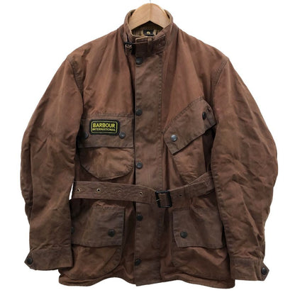 バブアー オイルド ジャケット A505 インターナショナル ブラウン メンズ サイズC38 00s Barbour VINTAGE INTERNATIONAL【LA】