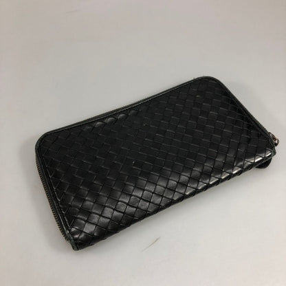 ボッテガ イントレチャート 長財布 ブラック系  Bottega【AFI17】