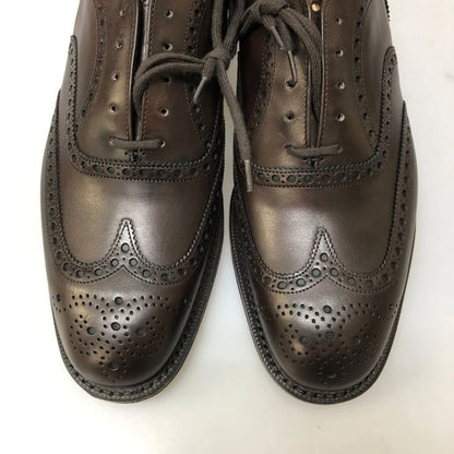 チャーチ チェットウィンド フルブローグ カーフ ダークブラウン サイズ6ハーフ Church ビジネスシューズ 約24.5cm【LA】【中古】