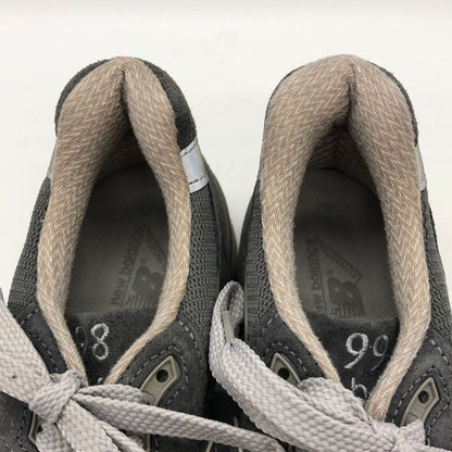 ニューバランス スニーカー M998CH メッシュ×スエード アメリカ製 メンズ チャコールグレー サイズ26cm NEW BALANCE 約26.0cm【AFC47】