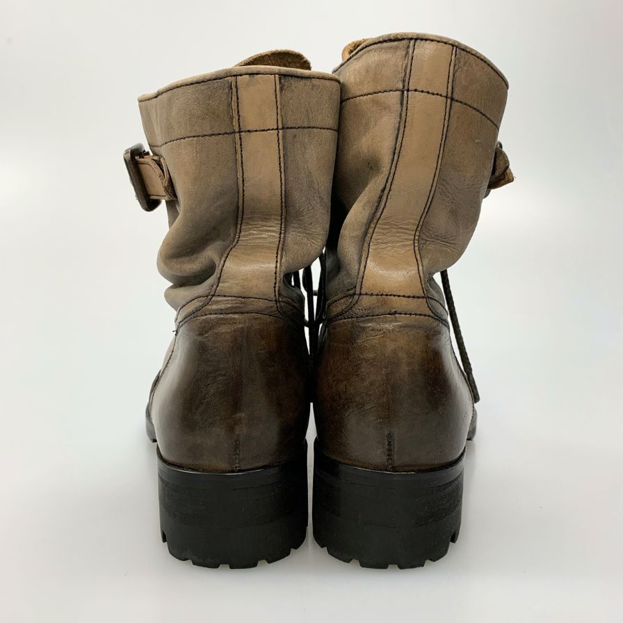 アルフレッド バニスター レースアップ ブーツ 5061005104 メンズサイズ 40 ブラウン alfredo BANNISTER 約25.5cm【AFD3】