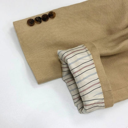 美品◆ポロ ラルフローレン 2Bジャケット リネン メンズ サイズ96A7表記 Polo by Ralph Lauren 【AFB21】