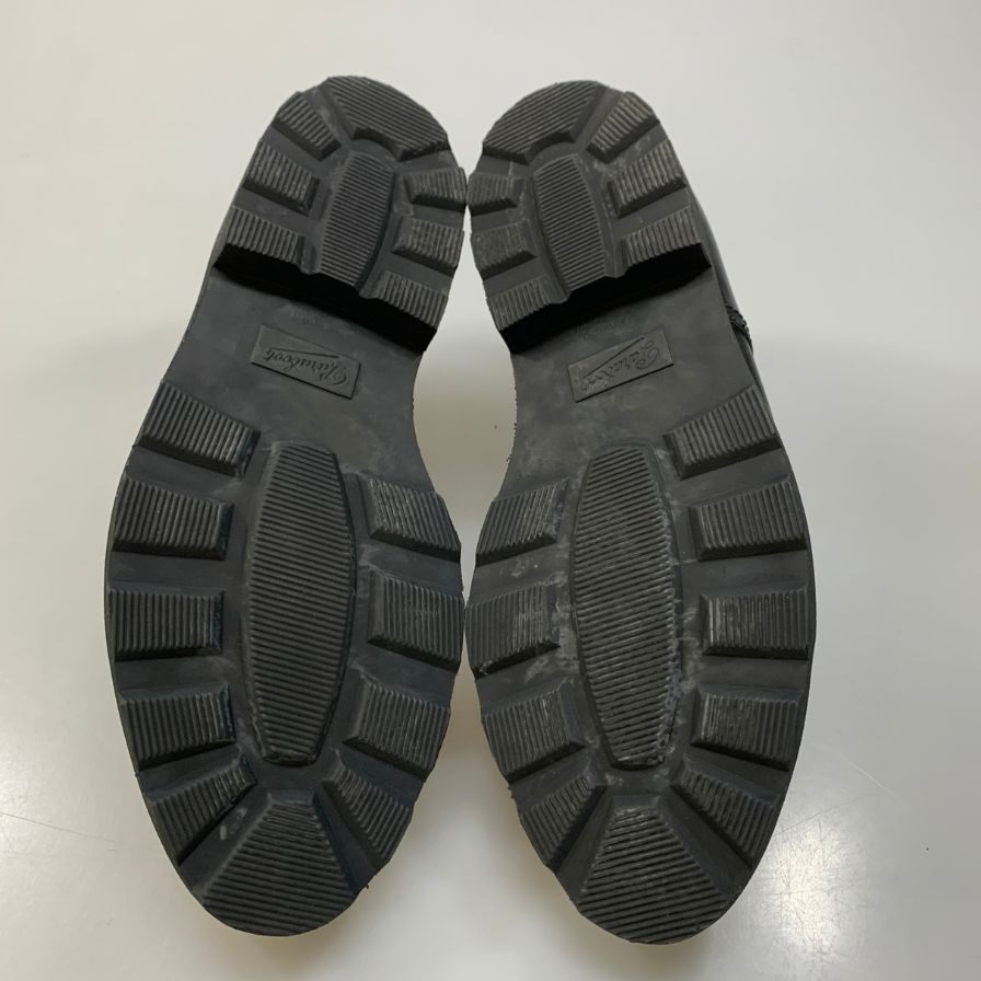 パラブーツ ウィリアム ストレート チップ ダブルモンク メンズ 7ハーフ ブラック Paraboot 約26.0cm【AFC44-2】