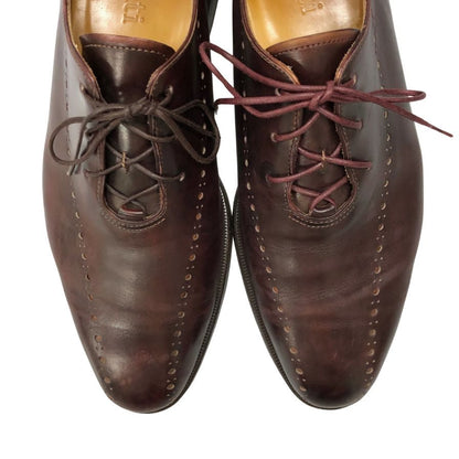 ベルルッティ レースアップシューズ パンチング バーガンディ サイズ36  Berluti 約22.5cm【AFC44-2】
