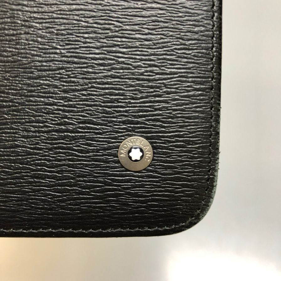 モンブラン ノートカバー レザー ブラック MONTBLANC【AFB53】【中古】