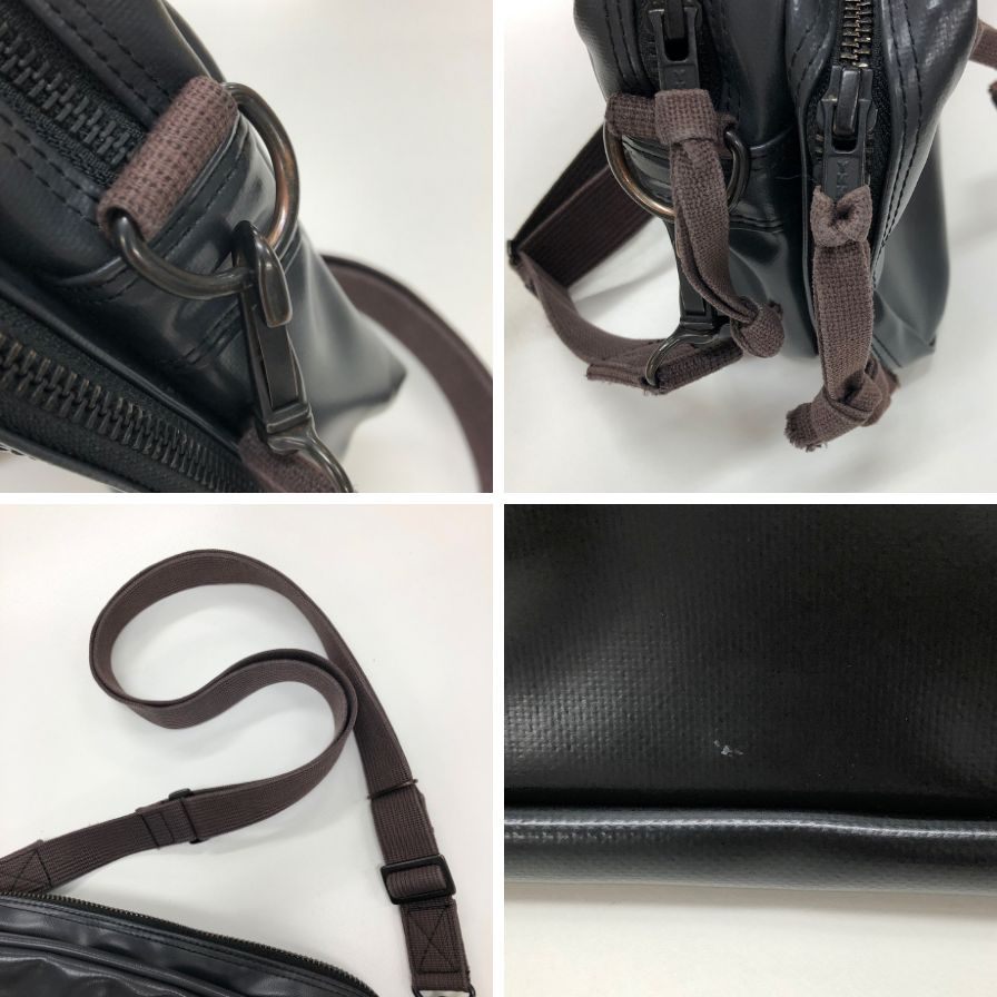 ラゲッジレーベル ライナーショルダーバッグ ユニセックス グレー LUGGAGE LABEL【AFE3】