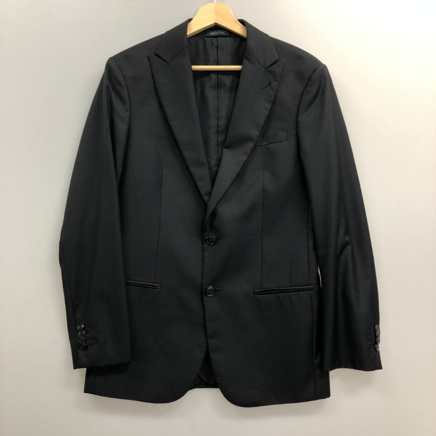 ジョルジオ アルマーニ SOHO 2B ジャケットスーツ メンズ サイズ46 ブラック GIORGIO ARMANI【AFA8】
