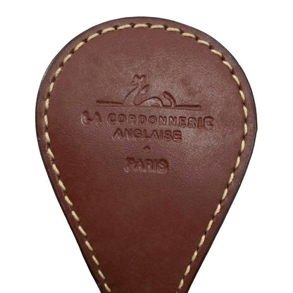 ラ コルドヌリ アングレーズ シューツリー 木製 レザーフラップ付 メンズ サイズ38 LA CORDONNERIE ANGLAISE 約26.5cm【AFC44】