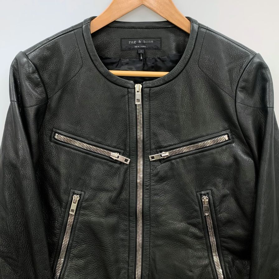 極美品◇ラグ アンド ボーン ショート丈 レザージャケット