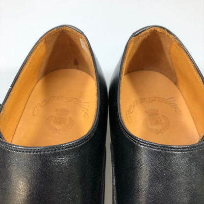 チェントフェリーナ レザーシューズ 1909 シングルモンク ブラック メンズ サイズ6 Cento Felina 約24.5cm【AFC51】
