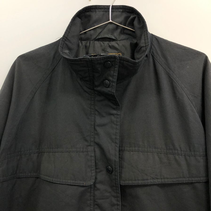 中古◆エディーバウアー ブルゾン 80年代 黒タグ ブラック レディース サイズLM Eddie Bauer 【AFB13】