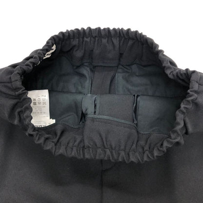 ジルサンダー パンツ ウール 裾ジップ イージーパンツ フェイクポケット メンズ ブラック サイズ44 JIL SANDER 【AFB10】