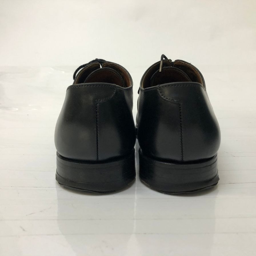 クロケット&ジョーンズ 27742A コノート ストレートチップ カーフ ブラック UK5.5 236ラスト メンズ CROCKETT&JONES CONNAUGHT ビジネスシューズ 約24.5cm【LA】【中古】