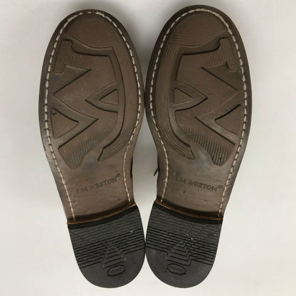 ジェイエムウエストン レザーシューズ Uチップ 641 ゴルフ カーフ タン ブラウン サイズUK5.5C J.M.Weston 約24.5cm【AFC3】