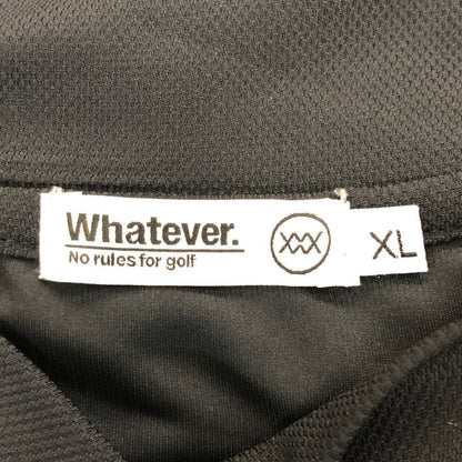 極美品◆ワットエバー モックネックTシャツ ブラック レディース サイズXL Whatever. 【AFB36】
