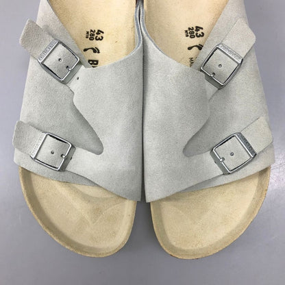 ビルケンシュトック ZURICH チューリッヒ スエード レザー サンダル メンズ サイズ43 ホワイト BIRKENSTOCK 約28.0cm【AFD1】