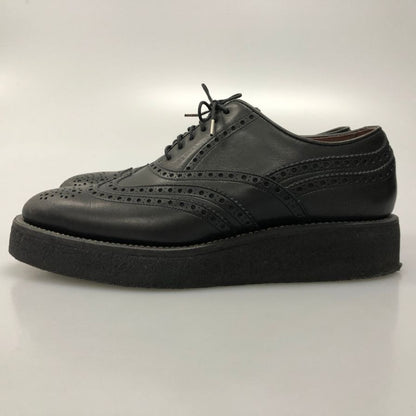 フット ザ コーチャー レザーシューズ ウイングチップ ブラック サイズ8 メンズ FOOT THE COACHER 約26.0cm【AFC41】